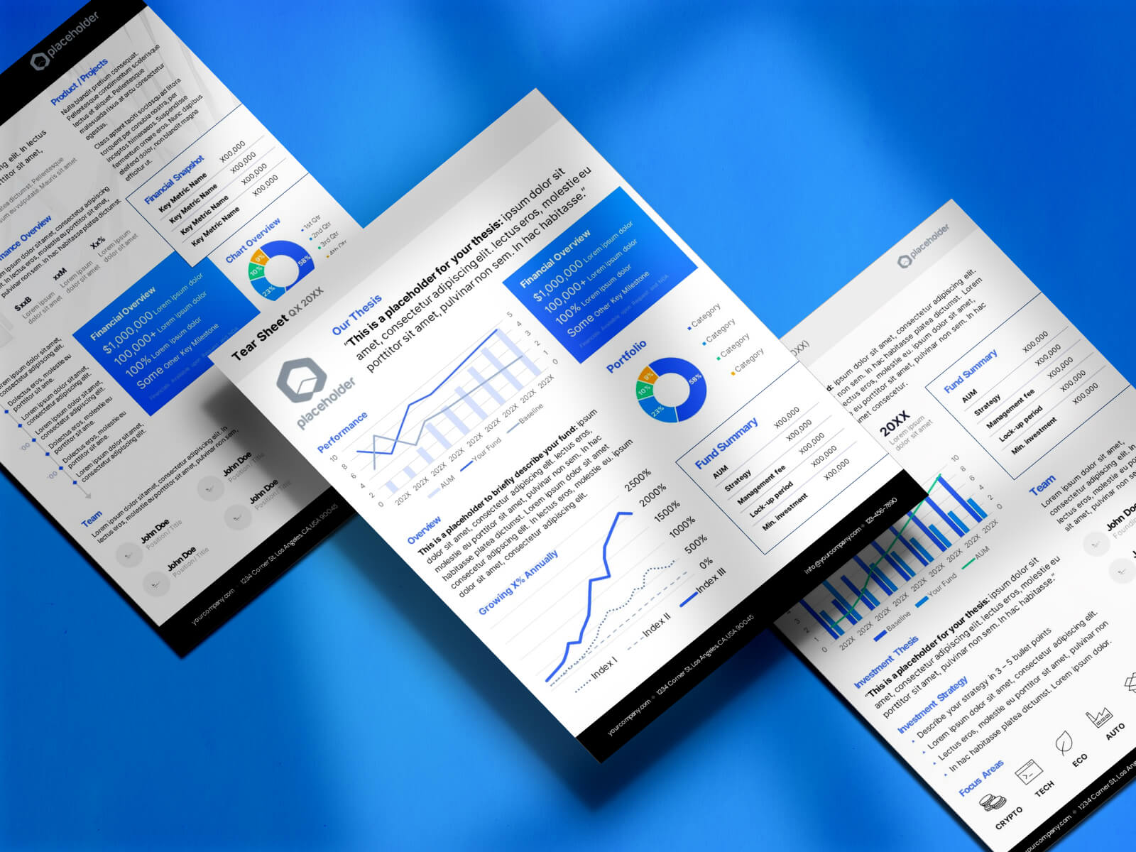 Factsheet Template Bundle